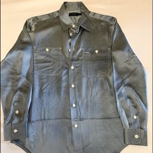 Polo by Ralph Lauren NWOT Rare Satin Tie-Dye women’s button up blouse.